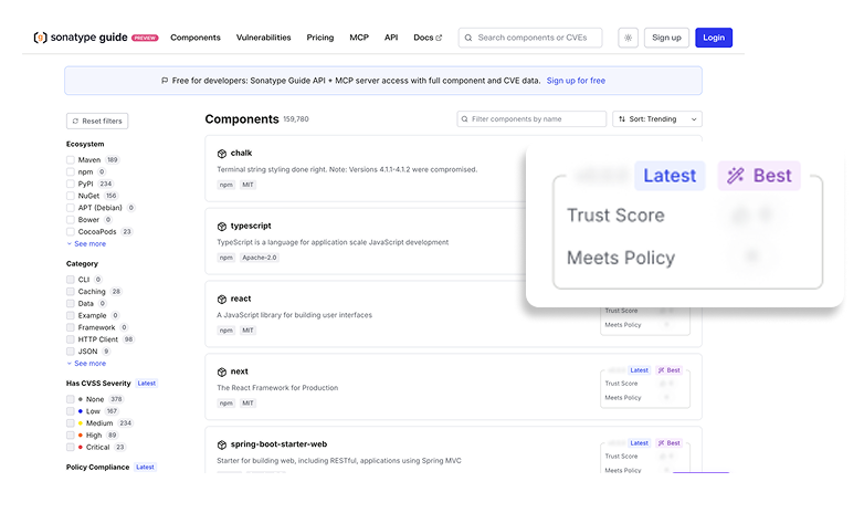 Gated access and sign-up prompts